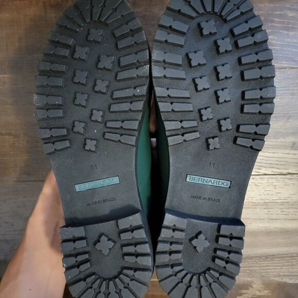 NEW Bernardo Addison Ankle Rain Boots Womens 11 Green Chic City Outdoors - Picture 7 of 10